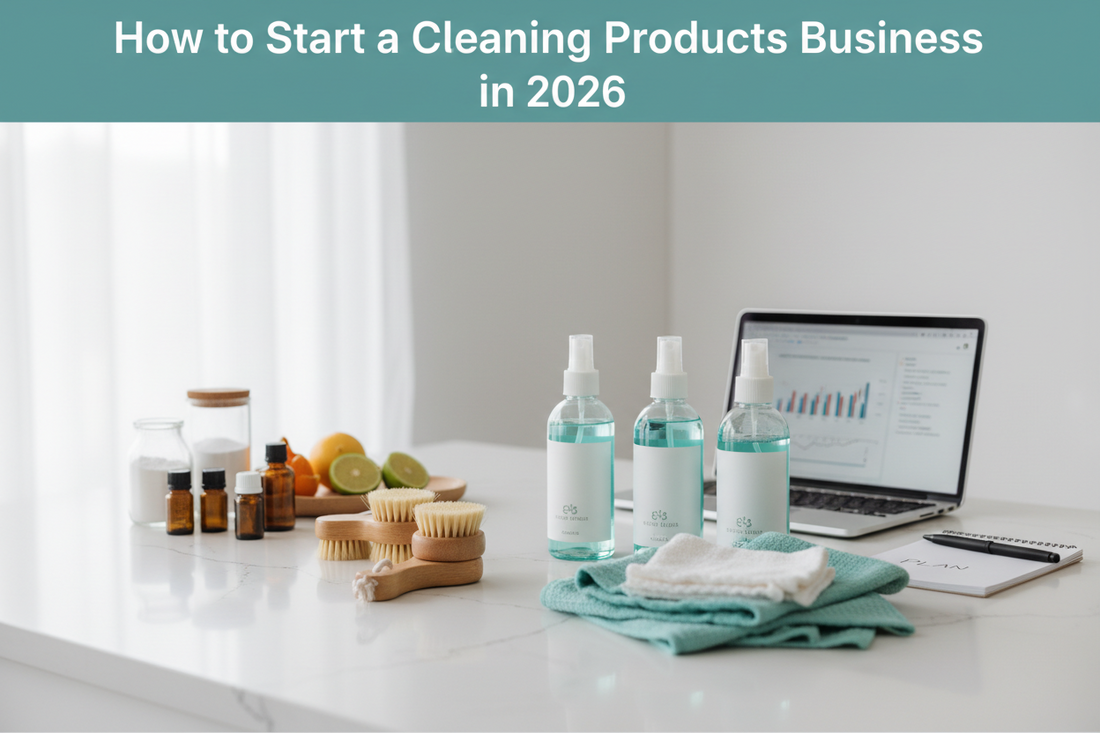 How to Start a Cleaning Products Business in 2026